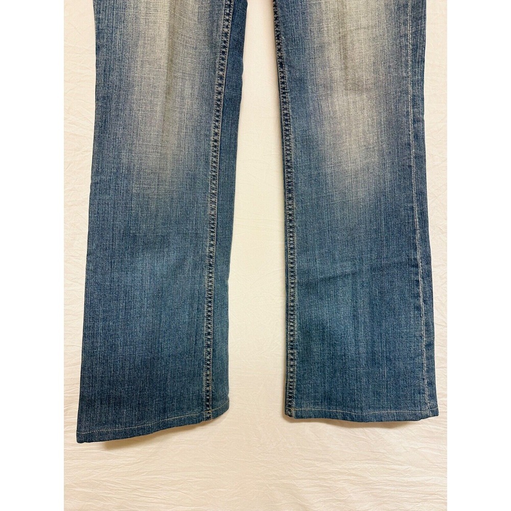 Miss Me Jeans Womens Size 29 Bootcut Faded Distressed Light Blue Embellished‎ - Picture 2 of 12